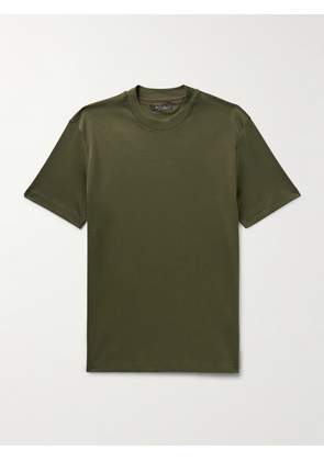 Loro Piana - Cotton-Jersey T-Shirt - Men - Green - XS