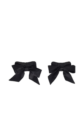 Kiki de Montparnasse My Tie Cuffs in Black - Black. Size all.