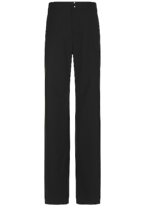MM6 Maison Margiela Pinstripe Pants in Black - Black. Size 50/XL (also in ).