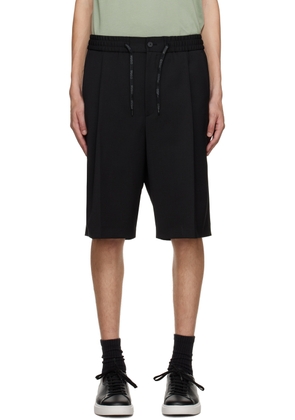 Hugo Black Relaxed-Fit Shorts