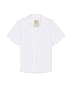 OAS Cuba Terry Shirt in White - White. Size M (also in ).