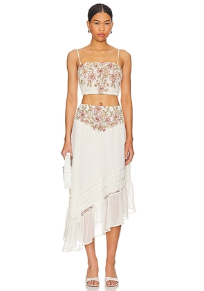 Free People Augusta Set in Ivory. Size L.