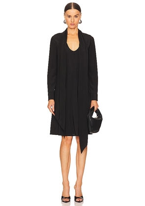 Helmut Lang Scarf Dress in Black. Size L, S, XL, XS.