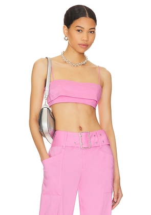 Lovers and Friends Lorelei Bra Top in Pink. Size S.