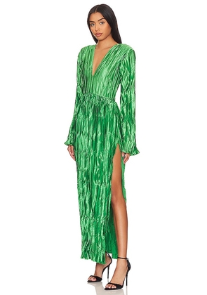 L'IDEE Costes Maxi Dress in Green. Size 8/S.