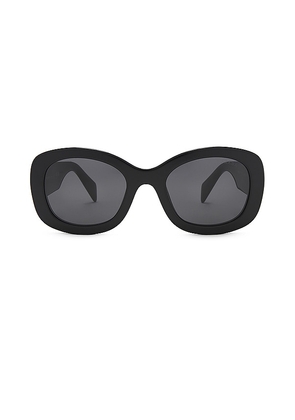 Prada Round Sunglasses in Black.