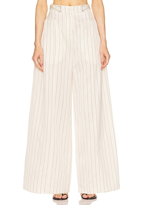 REMAIN Wide Suiting Pants in Ivory. Size 34, 38, 40.
