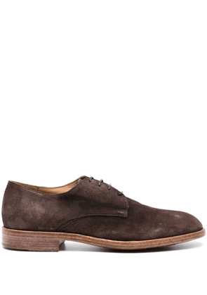 Moma lace-up suede Derby shoes - Brown