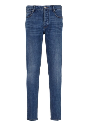 Emporio Armani J75 low-rise slim jeans - Blue