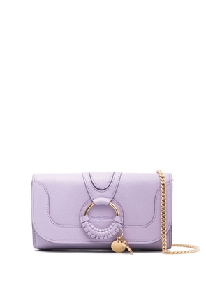 See by Chloé Hana leather chain wallet - Purple