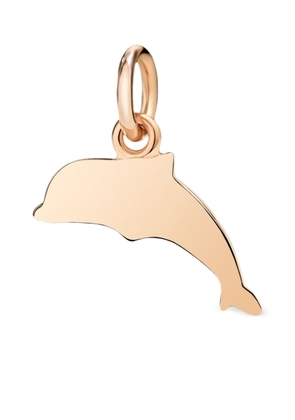 Dodo 9kt rose gold Dolphin charm - Pink