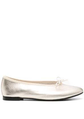 Repetto Lilouh leather ballerina shoes - Gold