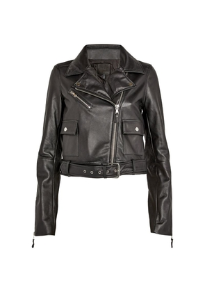 Paige Leather Demetra Biker Jacket