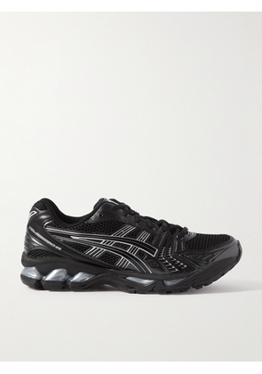 Asics - GEL-KAYANO® 14 Faux Leather-Trimmed Mesh Running Sneakers - Men - Black - UK 6