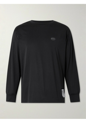 Satisfy - Logo-Print Recycled-AuraLite™ Jersey T-Shirt - Men - Black - 1