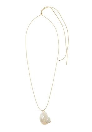Anni Lu - Shell On A String Pendant Necklace - White - OS - Moda Operandi - Gifts For Her