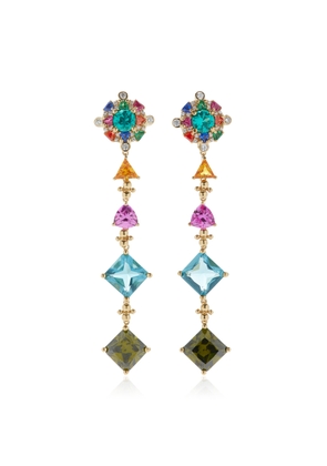 Anabela Chan - Tropical Paradise 18K Gold Vermeil Multi-Gem Earrings - Multi - OS - Moda Operandi - Gifts For Her
