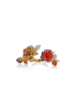 Anabela Chan - Imperial Delphinium 18K Gold Vermeil Sapphire; Amethyst; And Diamond Ring - Multi - US 6 - Moda Operandi - Gifts For Her