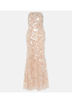 Carolina Herrera Sequined bustier gown