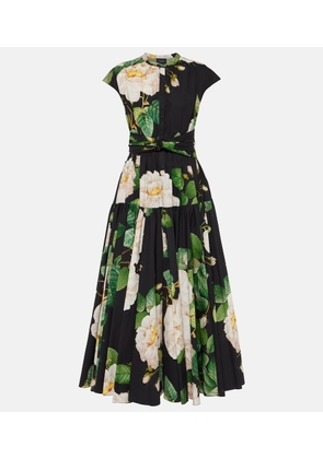 Giambattista Valli Floral cotton poplin maxi dress