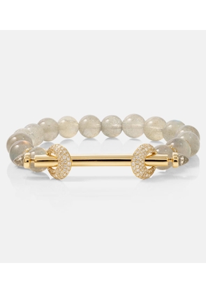 Ananya Chakra 18kt gold bracelet with gemstones