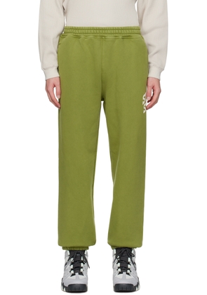Stüssy Green Crackle Sweatpants