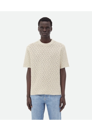 Cotton Crochet T-shirt - Bottega Veneta