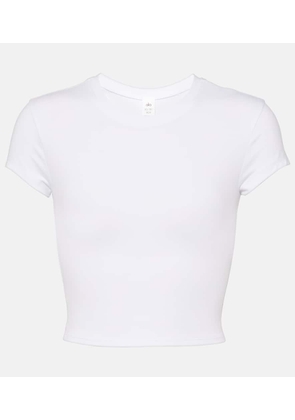 Alo Yoga Alosoft cropped jersey T-shirt