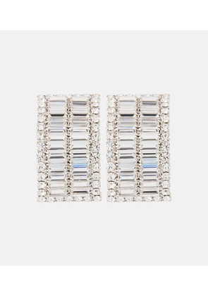 Alessandra Rich Crystal-embellished clip-on earrings