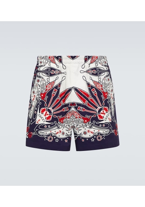 Gucci Bandana printed cotton shorts