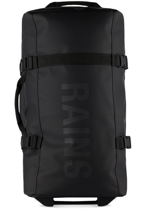 RAINS Black Texel Check-In Bag