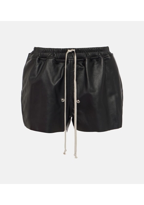 Rick Owens Leather shorts