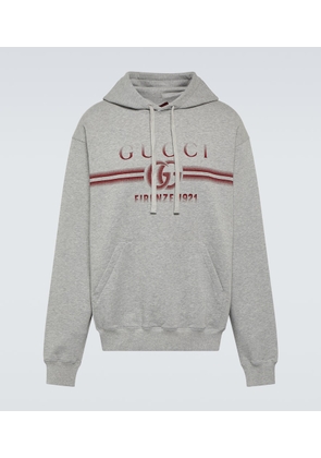 Gucci Logo cotton jersey hoodie