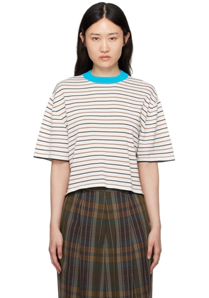 Cordera Blue & White Striped T-Shirt