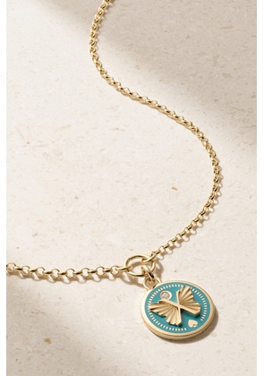 Foundrae - Reverie 18-karat Gold, Ceramic And Diamond Necklace - One size