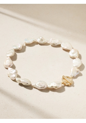 SORELLINA - Capri 18-karat Gold, Pearl And Diamond Choker - One size