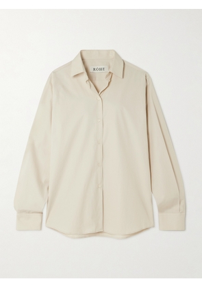 RÓHE - Cotton-poplin Shirt - Neutrals - FR34,FR36,FR38,FR40,FR42,FR44