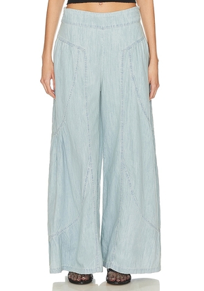 Free People x We The Free Dawn On Me Wide Leg in Blue. Size M, S, XL, XS.