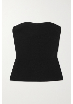 Gabriela Hearst - Musgrave Strapless Merino Wool And Cashmere-blend Top - Black - x small,small,medium,large,x large