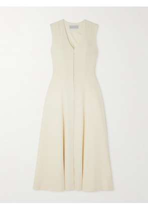 Abadia - Knitted Midi Dress - Cream - x small,small,medium,large,x large
