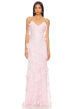 LoveShackFancy Rialto Dress in Rose. Size 10, 8.