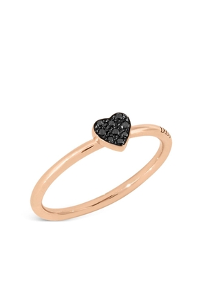 Dodo 9kt rose gold Precious Heart diamond ring - Pink