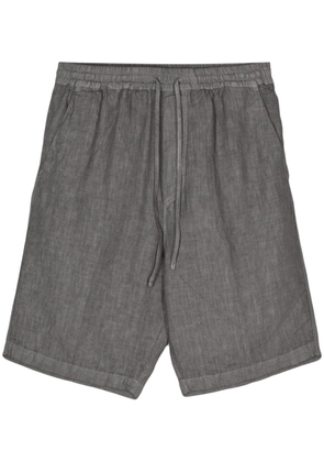 120% Lino linen bermuda shorts - Grey