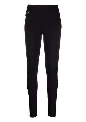 Philipp Plein logo skinny-fit leggings - Black