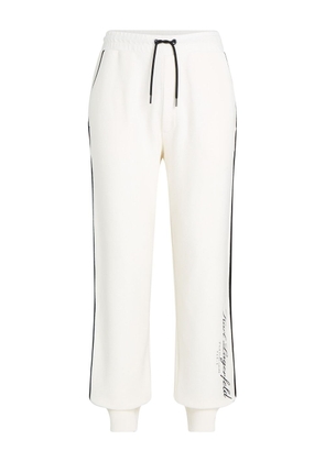 Karl Lagerfeld Hotel Karl cotton track pants - White