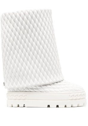 Casadei Dome leather boots - White