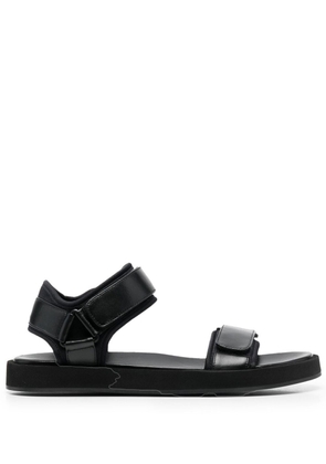 The Row touch-strap flat sandals - Black