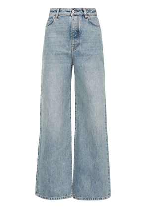 LOEWE high-rise wide-leg jeans - Blue