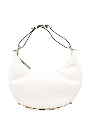 FENDI Fendigraphy leather shoulder bag - White