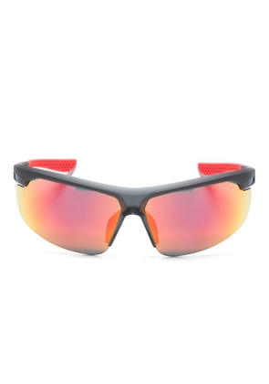 Nike Windtrack wraparound-frame sunglasses - Grey